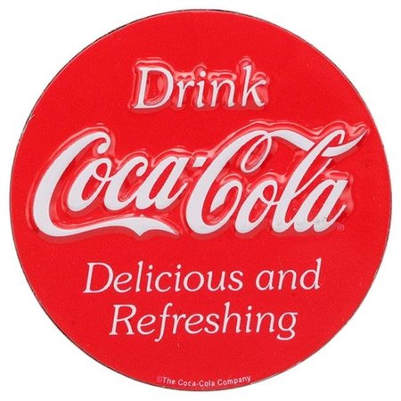 COCA-COLA Coca-Cola 90170586-S Drink Embossed Magnet 90170586-S